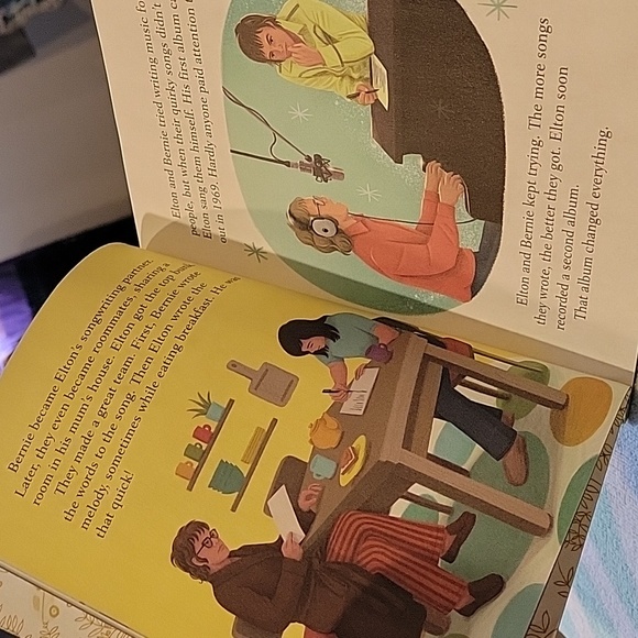 Elton John Little Golden Books Biography.NEW! - Picture 5 of 5